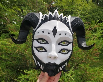 3D Printed Multi Color Hellequin Mask