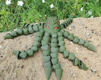 3D Printed Articulating Cthulhu figure