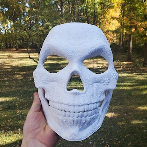 3D Printed Catrina Skull Mask