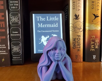 3D Printed Mermaid Book Display for Books OR Kindle!