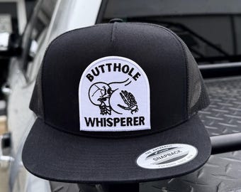 Butthole Whisperer Embroidered Patch Hat
