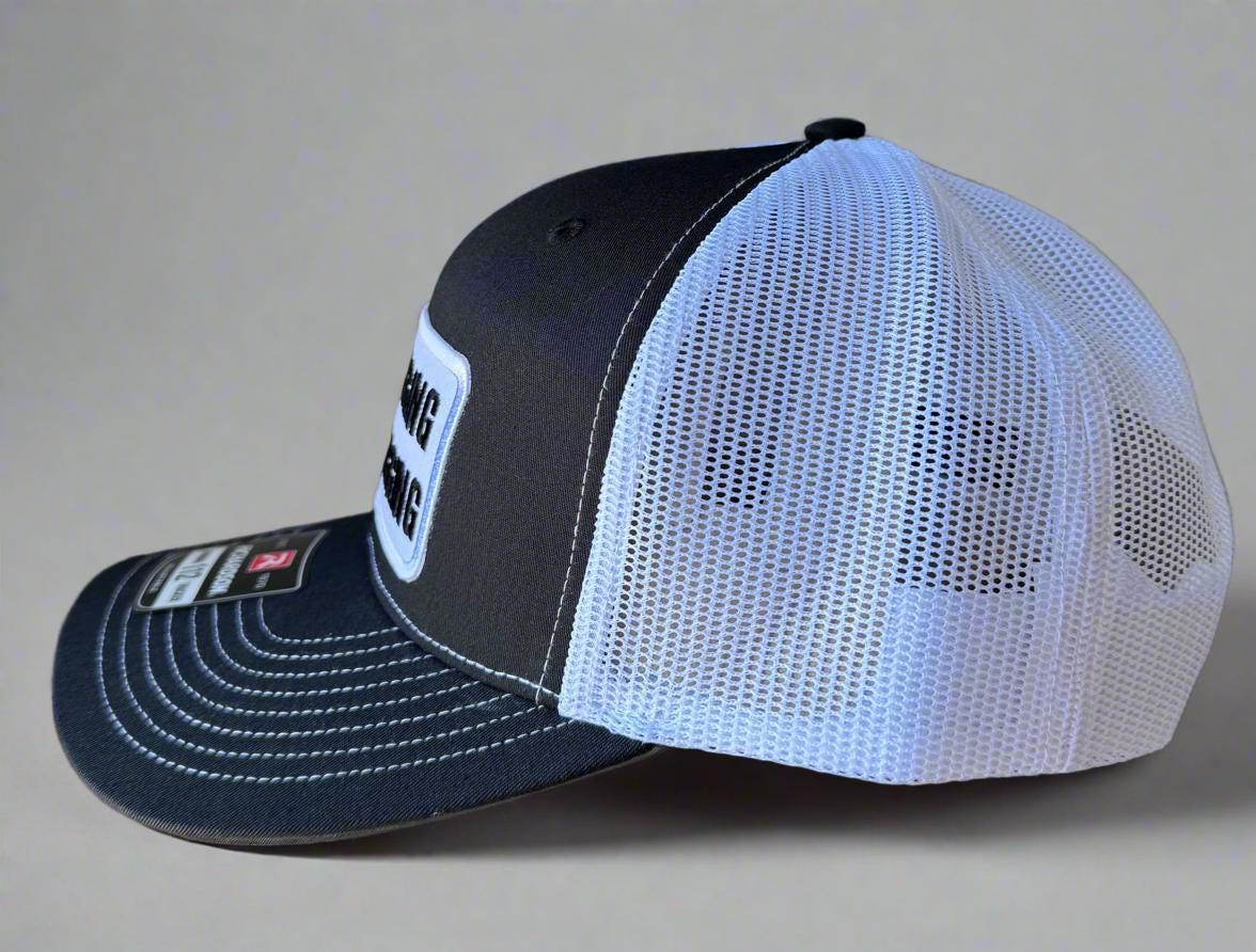 Less Nagging More Gagging Hat - Richardson 112 Black/ White - Blk