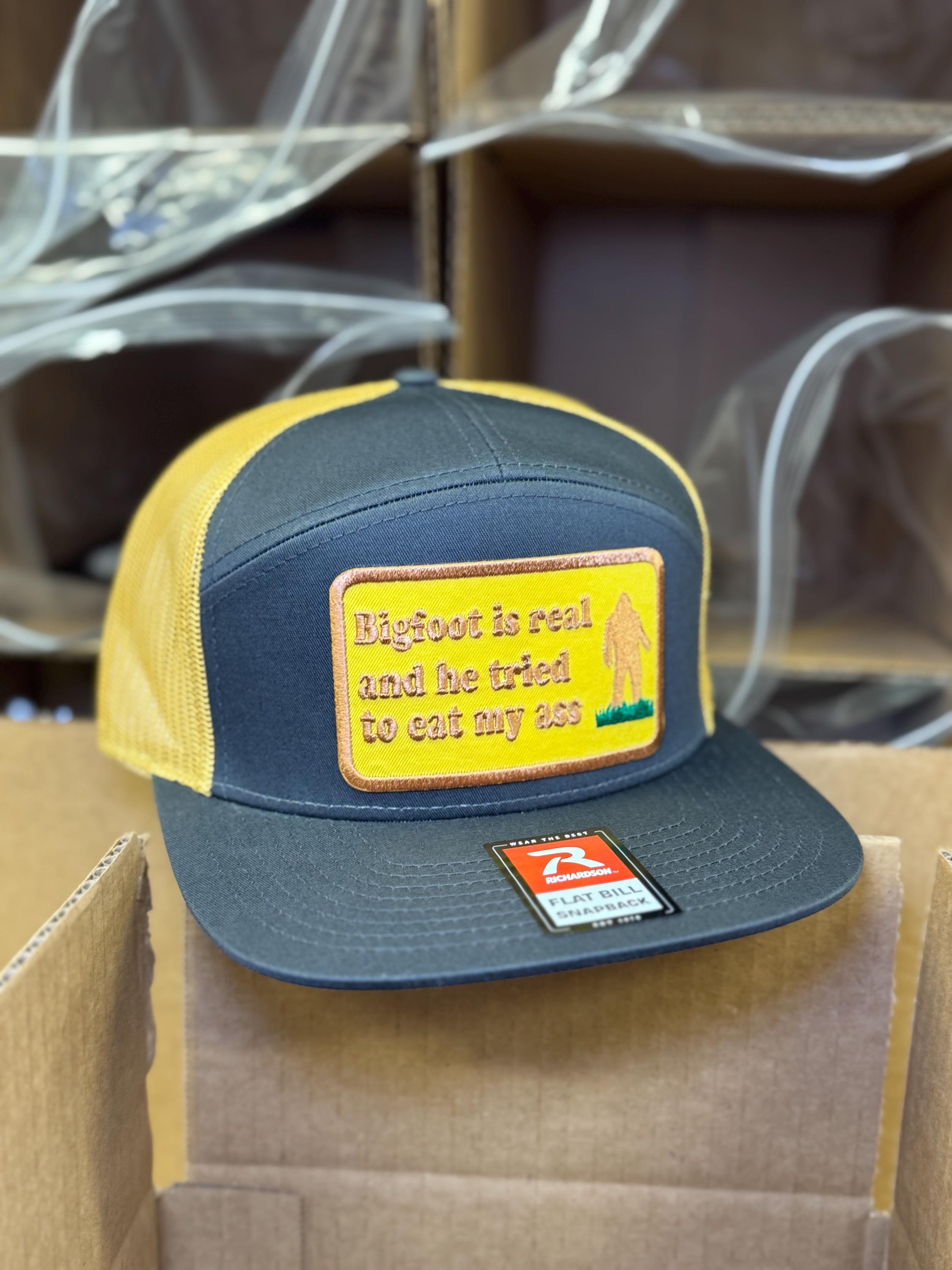 Bigfoot is real and he tried to eat my ass hat