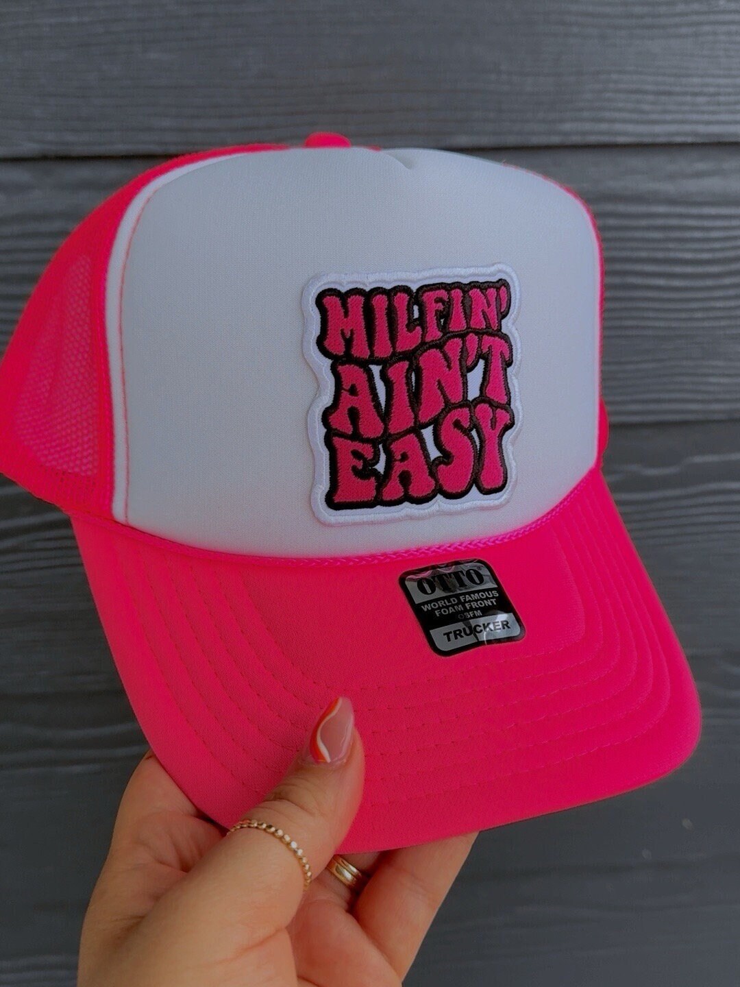 Man I Love Fishing MILF Hat, Camo, Blaze Orange, Other Options, Flexfit,  Richardson, Yupoong 