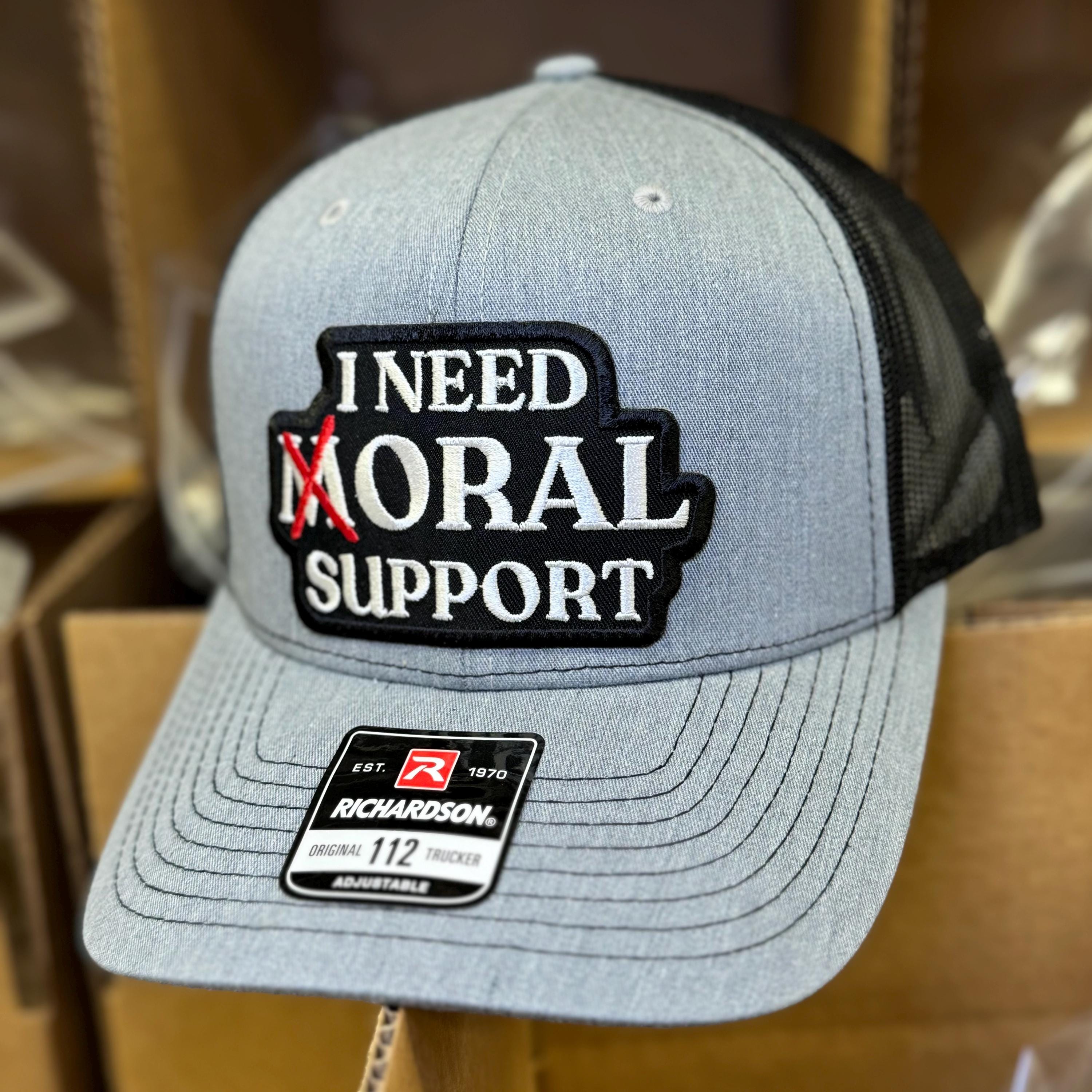 I Need Moral Oral Support Hat - Multiple Hat Options - Etsy