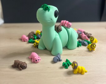 Articulated baby animals 3d printed