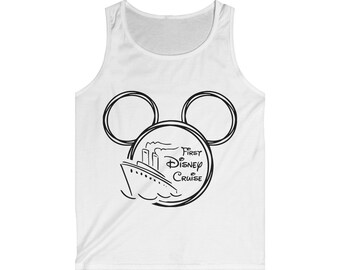 Mickey First Disney Cruise Men's Softstyle Tank Top