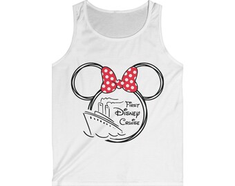 Minnie First Disney Cruise Men's Softstyle Tank Top