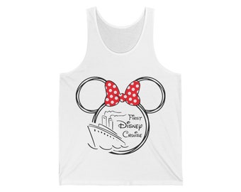 Minnie First Disney Cruise Unisex Jersey Tank