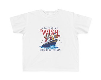 T-shirt en jersey fin Wish Disney Cruise pour tout-petits