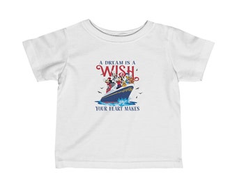 T-shirt en jersey fin Wish Disney Cruise pour bébé