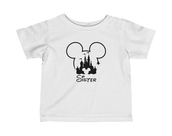 T-shirt Sister Disney en jersey fin pour bébé