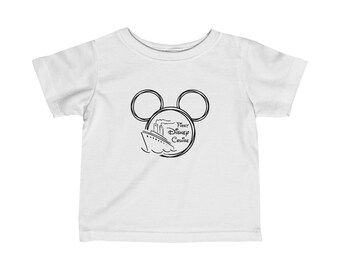 T-shirt en jersey fin Mickey First Disney Cruise pour bébé