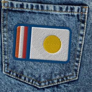 Drapeau Shambhala, thermocollant, écusson brodé, symbole de méditation bouddhiste tibétain