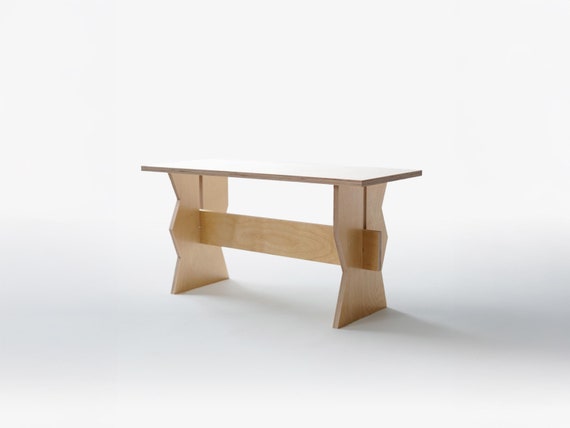 Baltic Birch Barista Bench | Minimalist Plywood Furniture