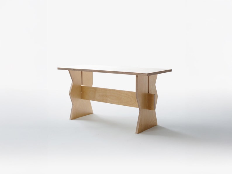 Wood bench
