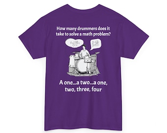 Camiseta unisex de broma del baterista de Doofus Life