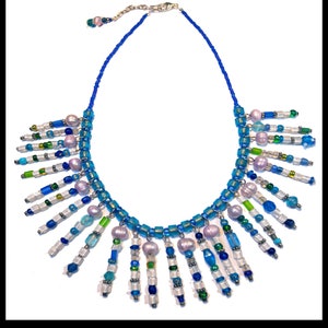 Bewitching Ibiza Beach Style Blues Necklace