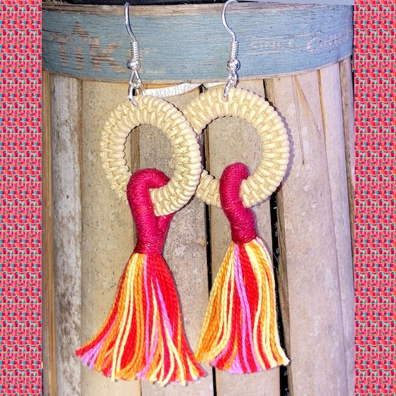 Calypso tassel earrings sale