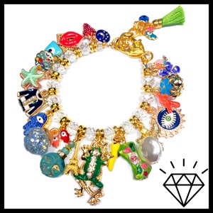 NEW! Loaded Charm Bracelet with Crystals!