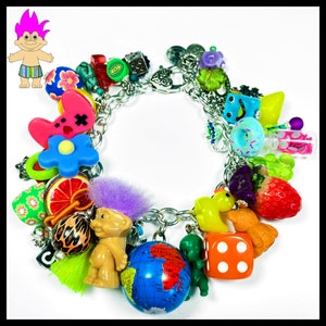 CHUNKY ToYs & FUN stuff LOaDeD Charm Bracelet!