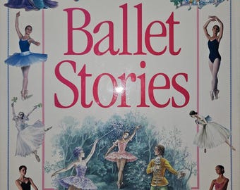 Ilustrowana księga opowieści baletowych Barbara Newman HC DJ 1997 9780789420244 EUC
