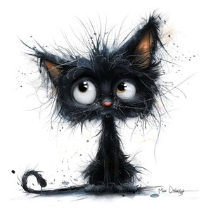 12 Cartoon Funny Cat cliparts, PNG Funny Feline Digital Image,Cute Cat Drawings, Adorable Kitty Clipart, Cute Kitten Graphics, Whimsical Cat