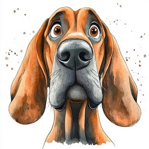 10 Funny Dog Clipart, Crazy Dog Art, Cartoon Dog Illustration, High-Quality PG, Digital Download Dog Clip Art, Printable Dog Images