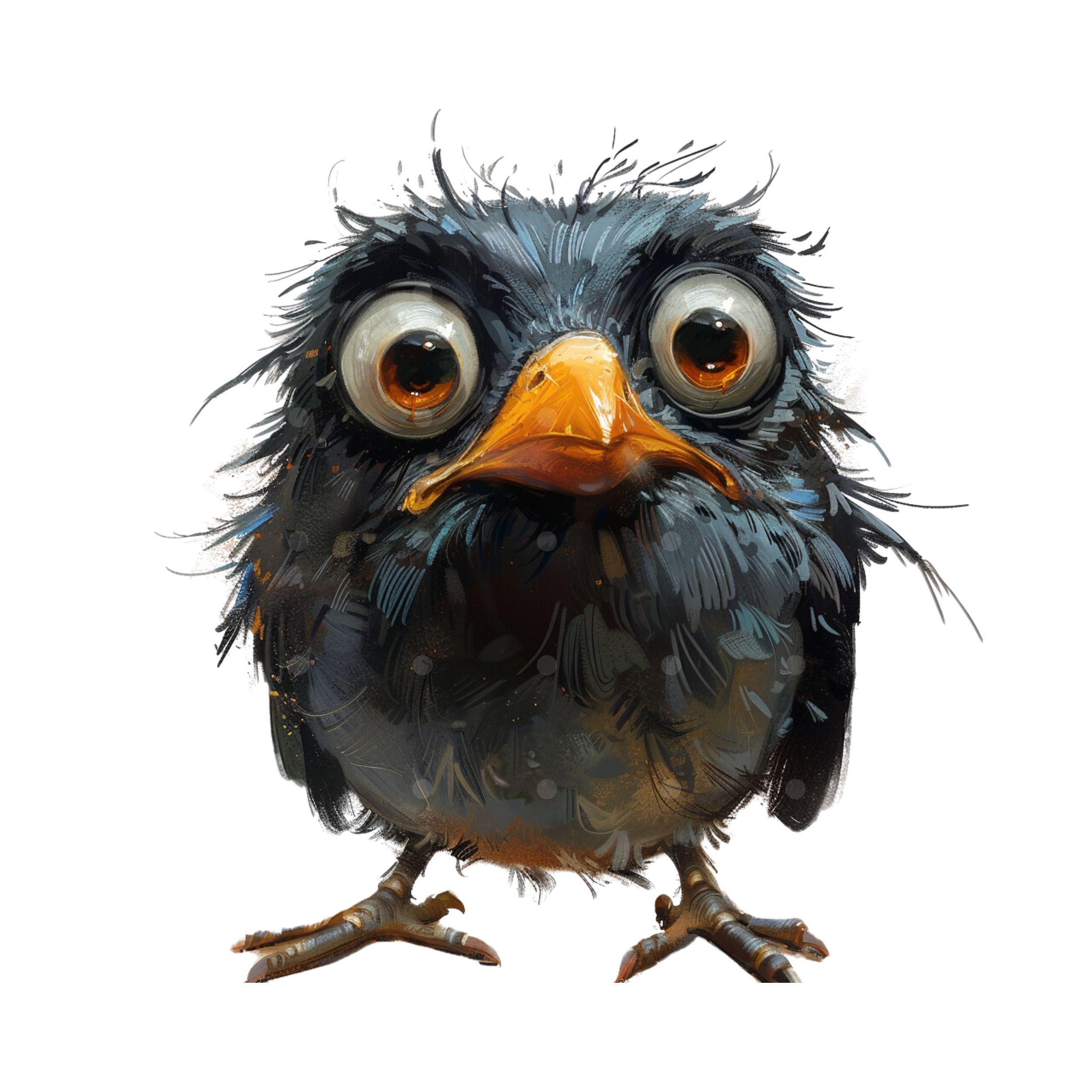 12 PNG Cartoon Birds Clipart, Cartoon Cute Birds Clipart, Printable ...