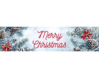 Borde de piñas navideñas: imágenes prediseñadas rústicas para las fiestas (imagen digital), imágenes prediseñadas de primavera