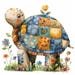Patchwork Turtle Clipart, Cute Kids Wall Art (digital Download) - Etsy