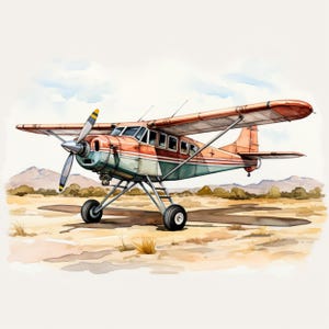 18 CLIPARTS DE AVIÃO EM AQUARELA, imagem jpg de avião, avião e pôr do sol, imagem de um avião no céu, imagem gráfica de avião, impressão jpg
