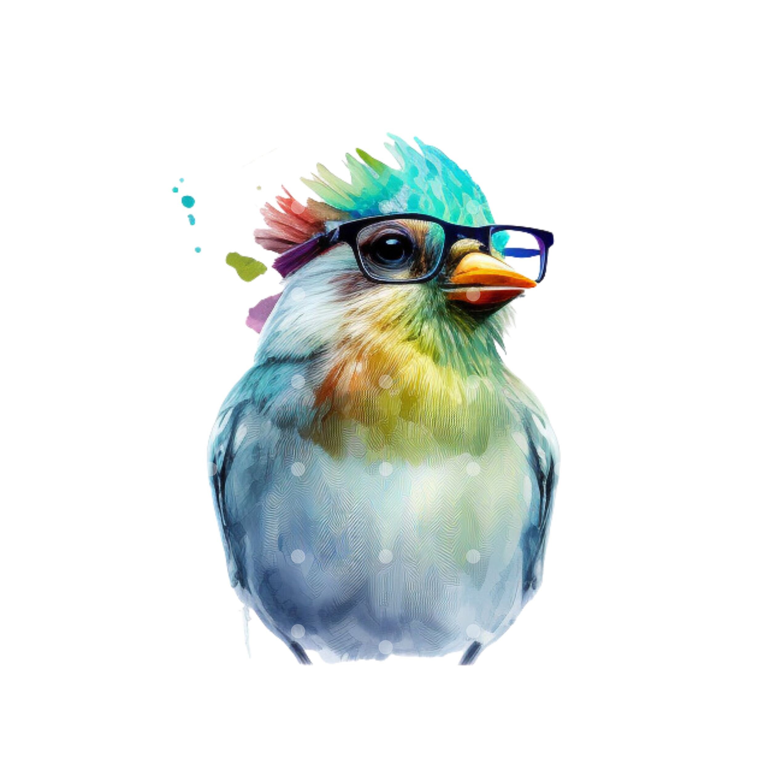 12 PNG Cartoon Birds Clipart, Cartoon Cute Birds Clipart, Printable ...