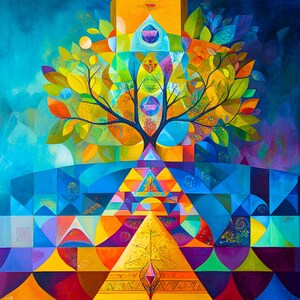 Set di 12 clipart di arte digitale "Albero dei soldi", Albero della ricchezza, Decorazione murale della prosperità, Felicità curativa, Grafica per scrapbooking, Alta qualità
