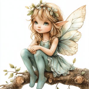 14 CLIPARTS DE HADAS DEL BOSQUE, hadas de acuarela, imagen digital de una linda hada, arte de pared de hadas del bosque, imagen de hadas para descargar, imagen de hadas