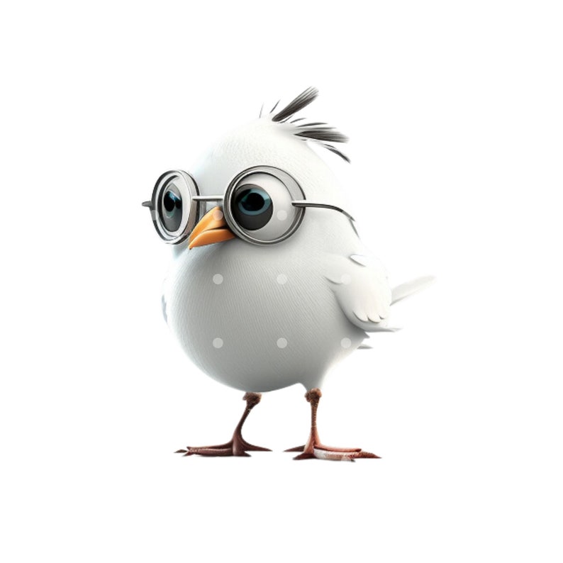 12 PNG Cartoon Birds Clipart, Cartoon Cute Birds Clipart, Printable ...