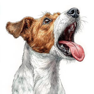 10 Surprised Dog Clipart, Funny Dog Art, Cartoon Dog Illustration, High-Quality PG, Digital Download Dog, Printable Dog Images