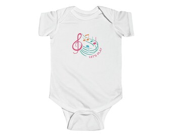 Music Desing Fine Jersey Bodysuit