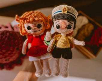 Little Fish and Sailor | Amigurumi Pattern PDF in Spanish