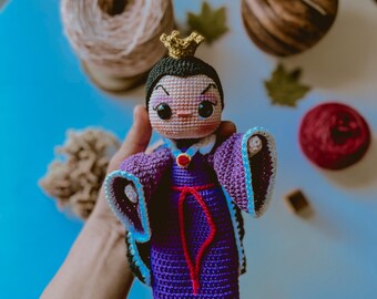 Onda drottningen / Amigurumi-mönster PDF på spanska
