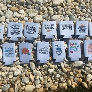Custom Photo Can Cooler: Personalized Beer Sleeve for Parties image 9