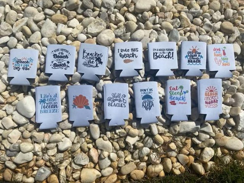 Custom Photo Can Cooler: Personalized Beer Sleeve for Parties image 9