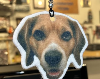 Custom Photo Car Air Freshener: Personalized Felt Freshie Gift