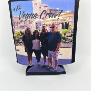 Custom Photo Can Cooler: Personalized Beer Sleeve for Parties image 8