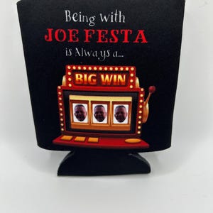 Custom Photo Can Cooler: Personalized Beer Sleeve for Parties image 10