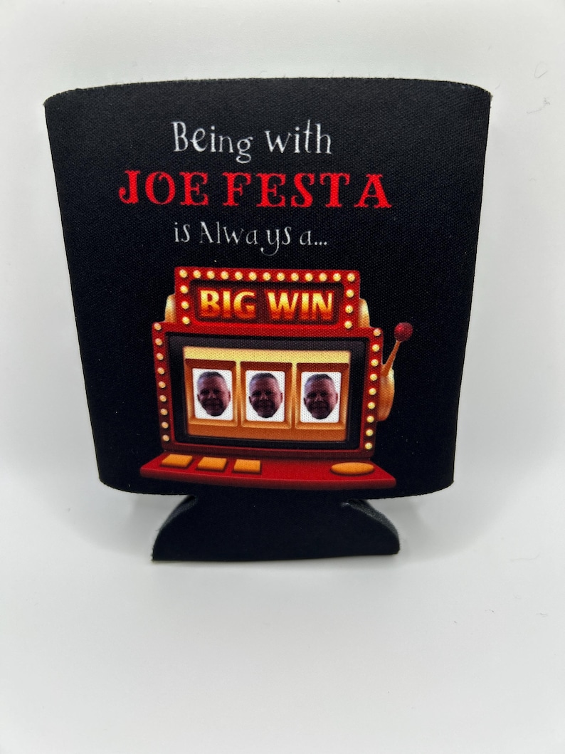 Custom Photo Can Cooler: Personalized Beer Sleeve for Parties image 10