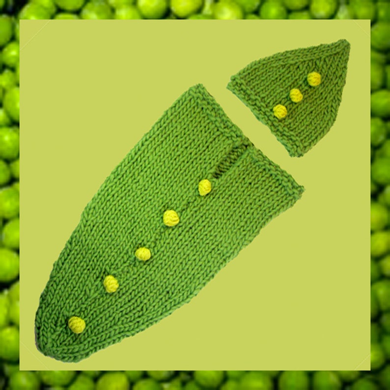 Pea Pod Baby Cocoon and Hat Bobble Tutorial Fast Easy DIY image 5