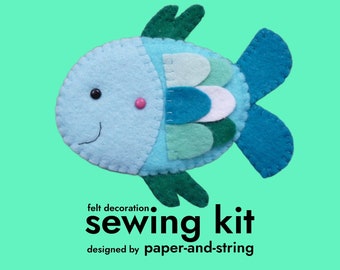 Fish DIY Felt Decoration Mini Sewing Kit