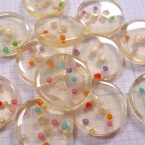 Cupcake Streusel Buttons 10er Pack