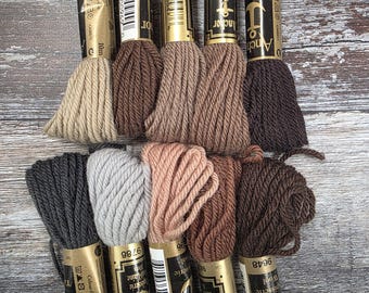 PEBBLES Anchor Tapestry Wool 10 pack